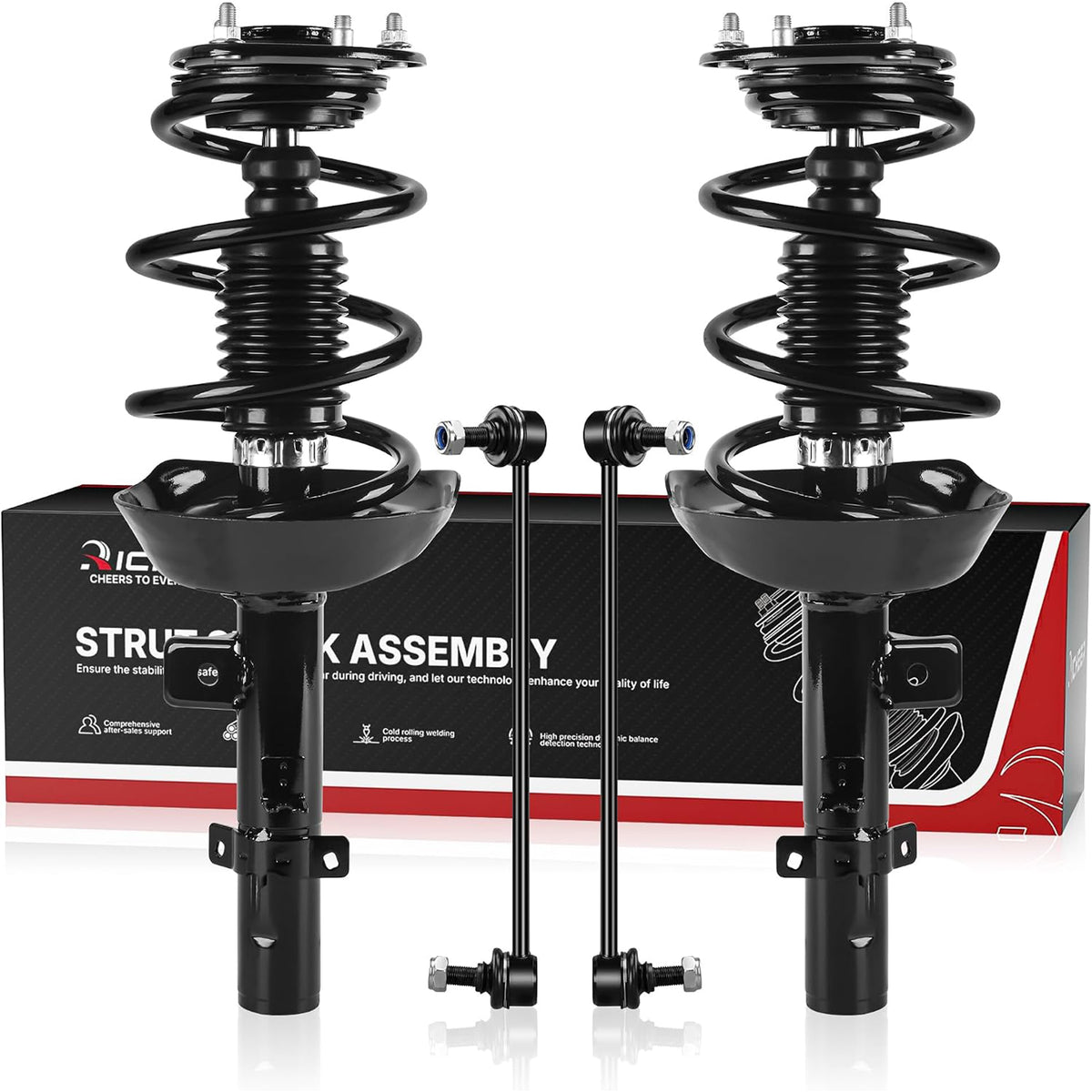 Richeer Front Struts Assembly & Sway Bar Links Fits 2013-2017 Honda Accord