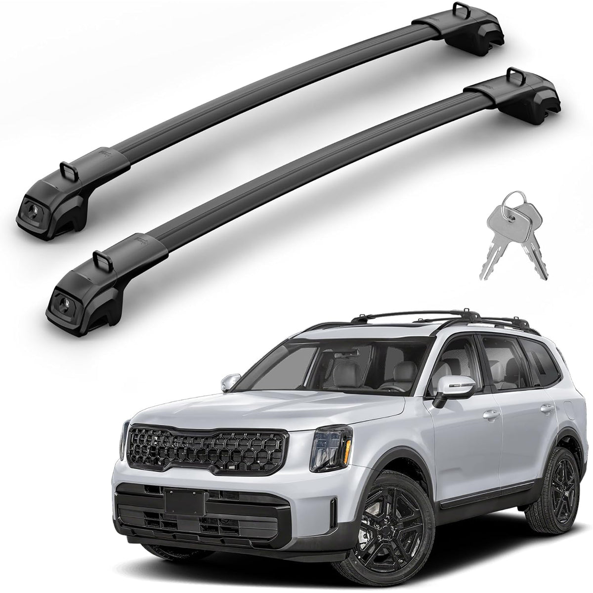 Richeer Roof Rack Cross Bars for Kia Telluride X-PRO X-LINE 2023-2025
