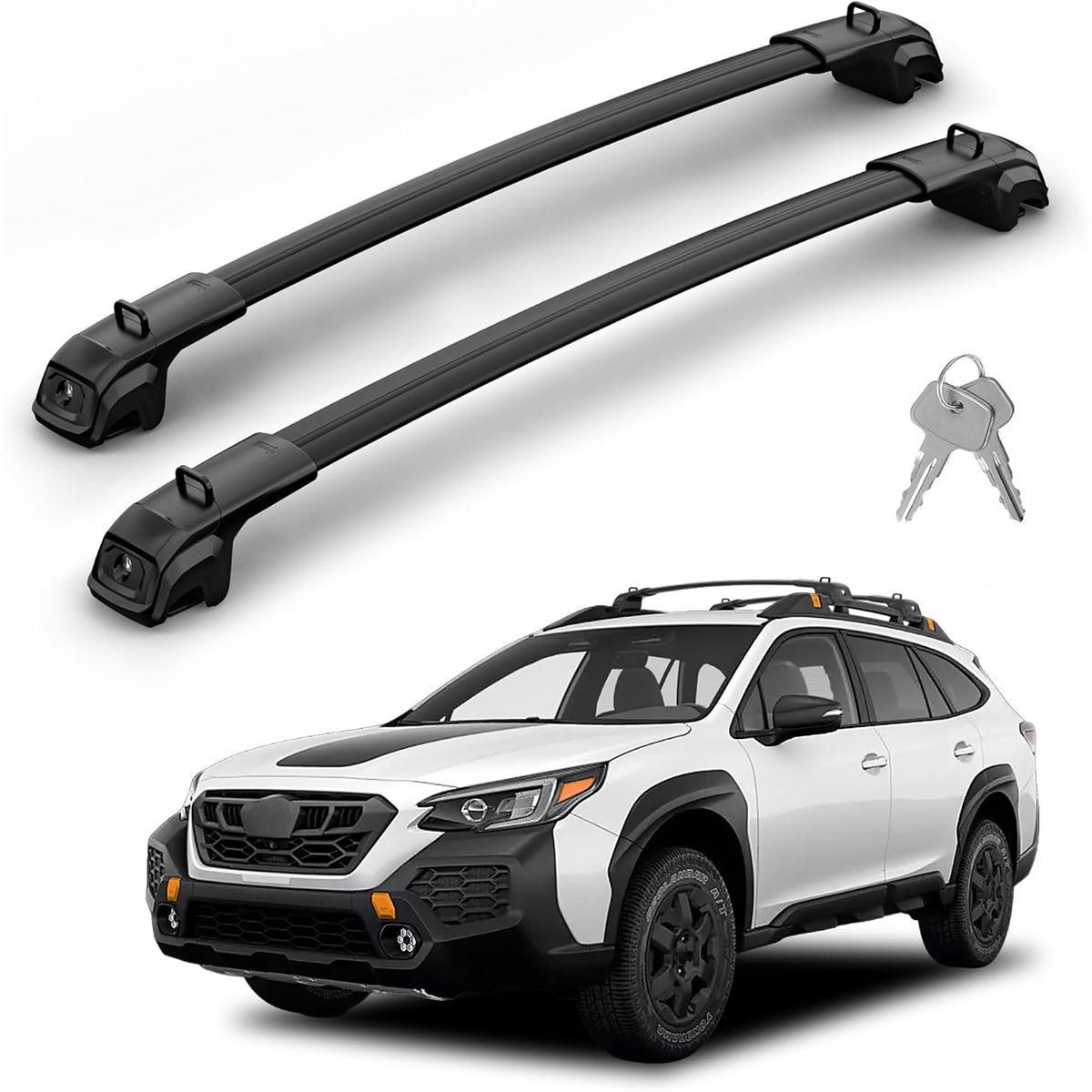 Richeer 330LBS Roof Rack Cross Bars for 2022-2025 Outback Wilderness
