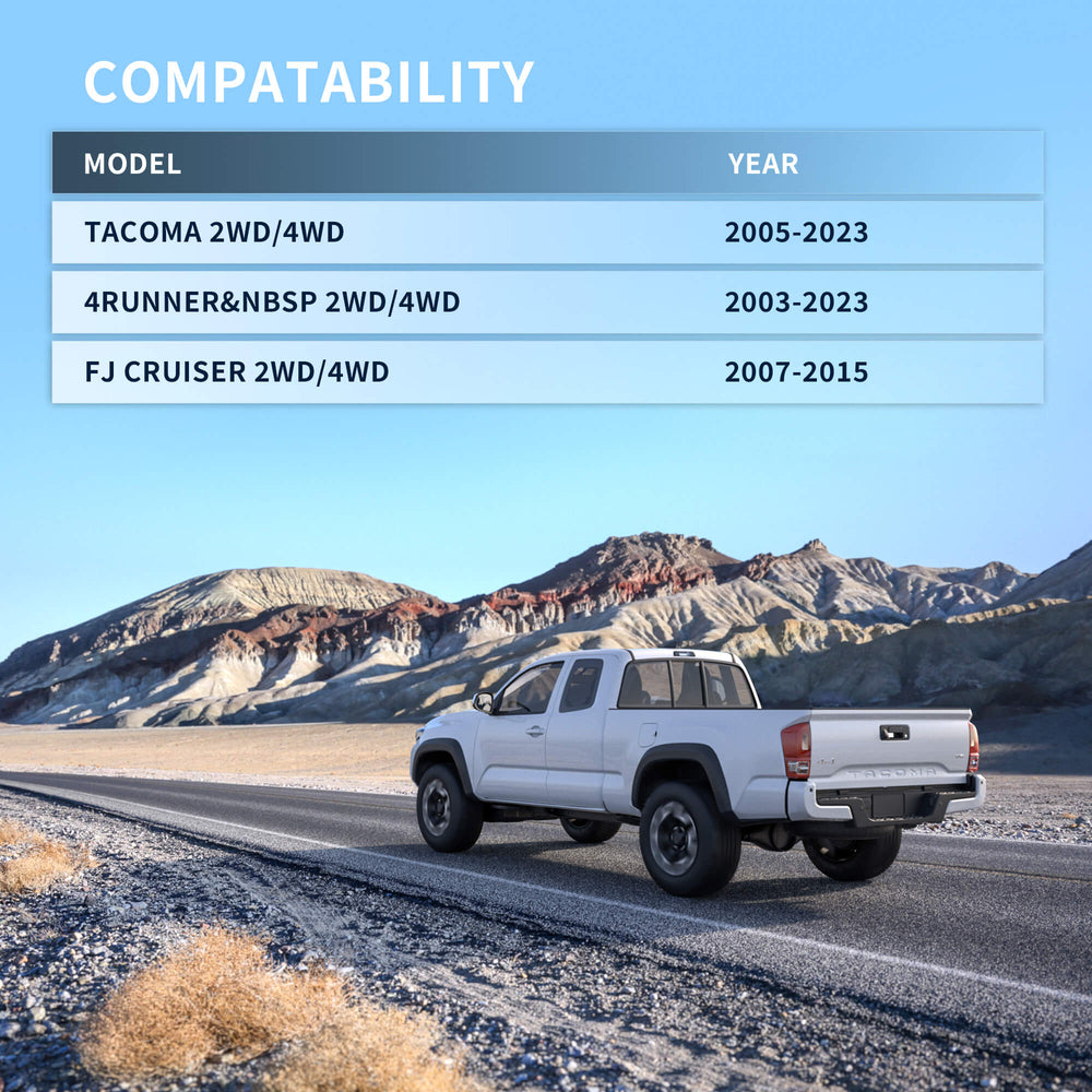 Richeer 3" Front Leveling Kit for Toyota(Tacoma, 4Runner, FJ Cruiser)