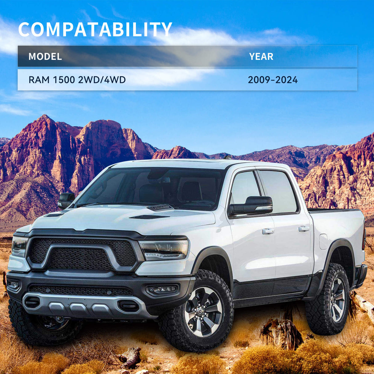 Richeer 2" Rear Leveling Kit for Ram(Ram 1500)