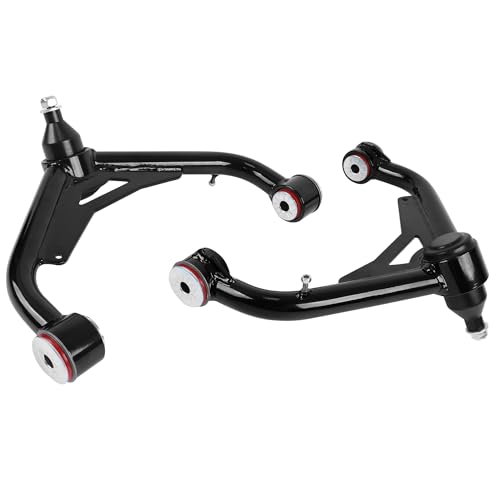 Richeer Front Upper Control Arms for 2-4" Lift Fits,With Ball Joint (1999-2006 Silverado Sierra 4X4 RWD)