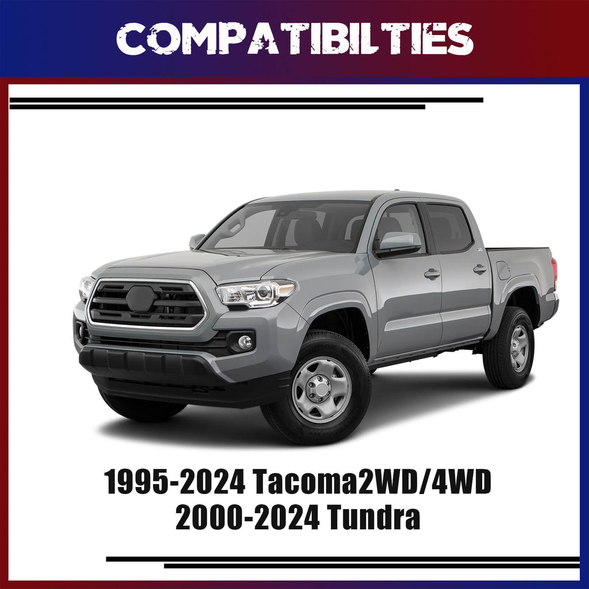 Richeer 3" Rear Leveling Kit for Totota(Tacoma Tundra)
