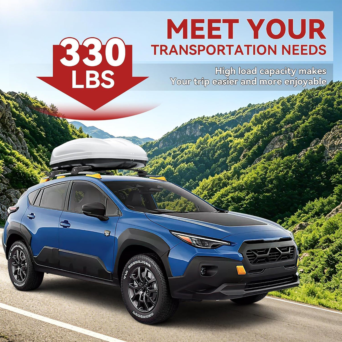Richeer 330LBS Roof Rack Cross Bars for 2024-2026 Crosstrek Wilderness