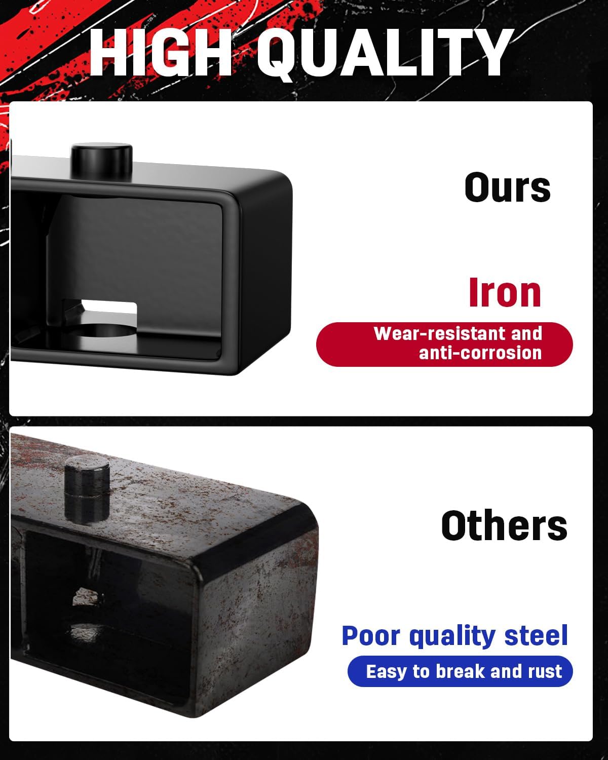 Richeer 2" Rear Lift Block 2" Leveling Kit for Ford (2004-2020 F150)