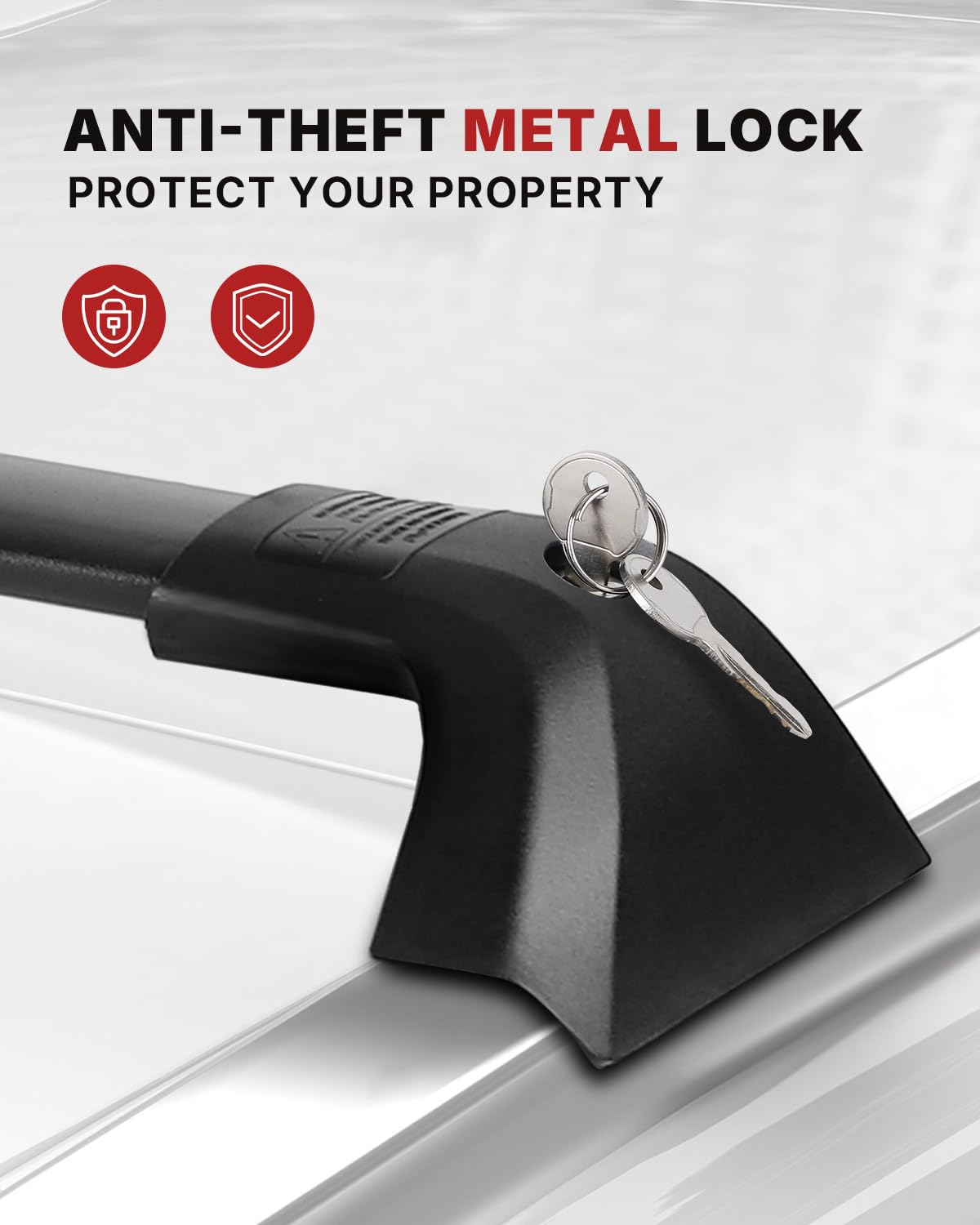 Richeer 260LBS Roof Rack Cross Bars (2020-2025 Highlander XLE XSE Limited Platinum Hybrid), Heavy Duty Aluminum Cross Bar