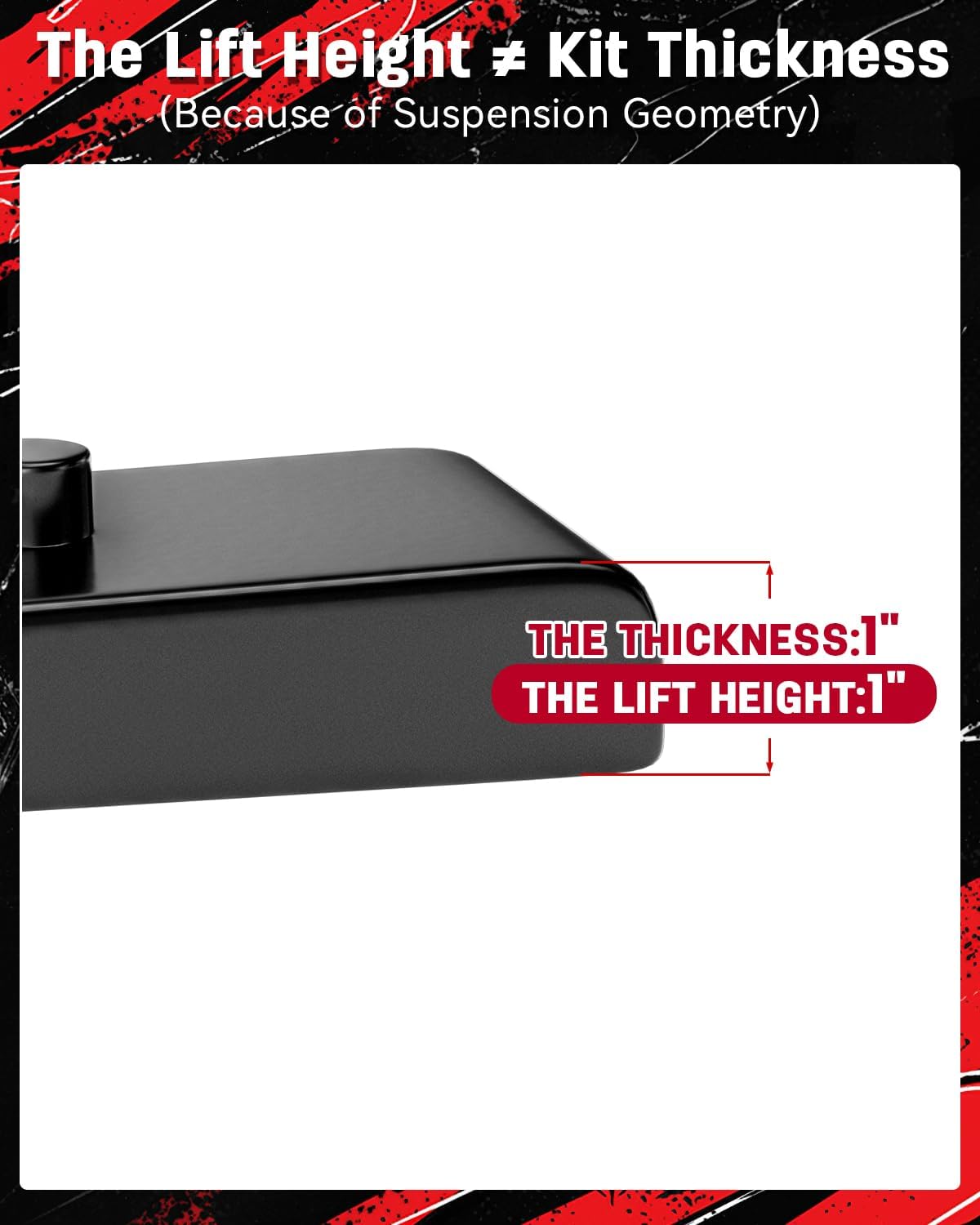 Richeer 1" Rear Leveling Kit for Chevy and GMC(Silverado, Sierra)