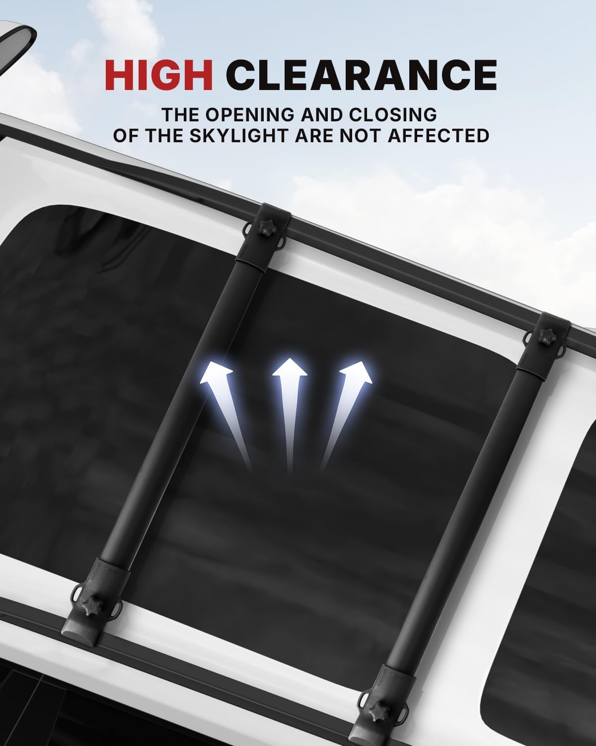 Richeer 165LBS Roof Rack Cross Bars Aluminum Cross Bar (2011-2020 Sienna)