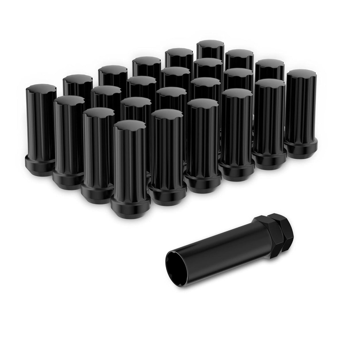 Richeer M14x1.5 Lug Nuts, 24PCS Bulge Acorn, Closed End for Trucks & SUV