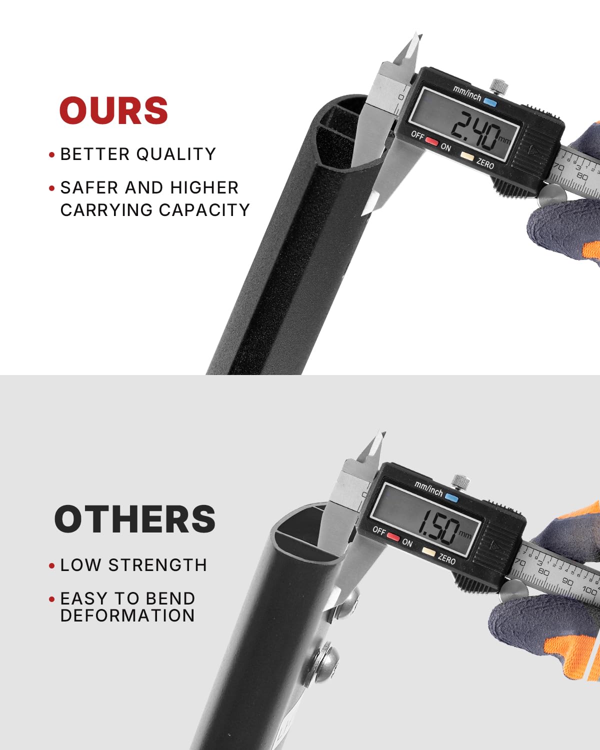 Richeer 220LBS Roof Rack Cross Bars (2014-2019 Highlander XLE/Limited & SE/LE/LE Plus/LE), Heavy Duty Aluminum Cross Bar)