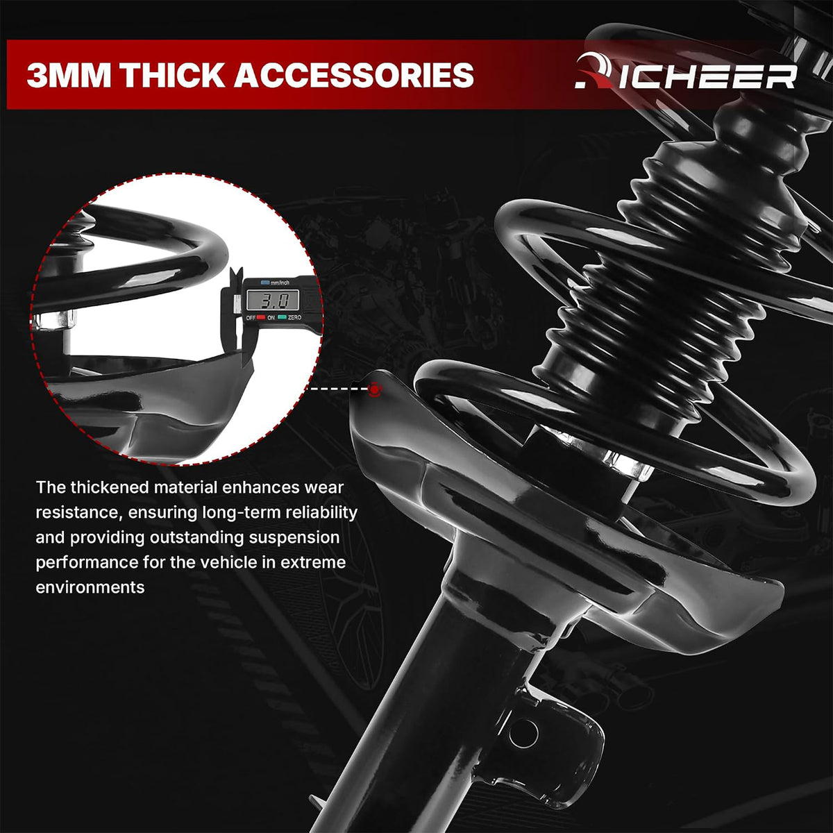 Richeer Front Struts Assembly & Sway Bar Links Fits 2013-2017 Honda Accord