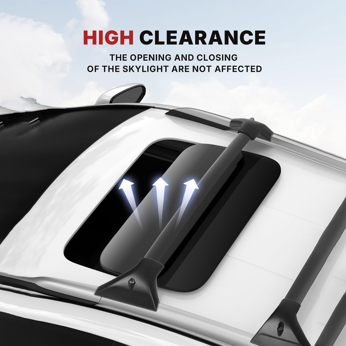 Richeer 300LBS Roof Rack Cross Bars for 2021-2025 Rogue SL SV Platinum