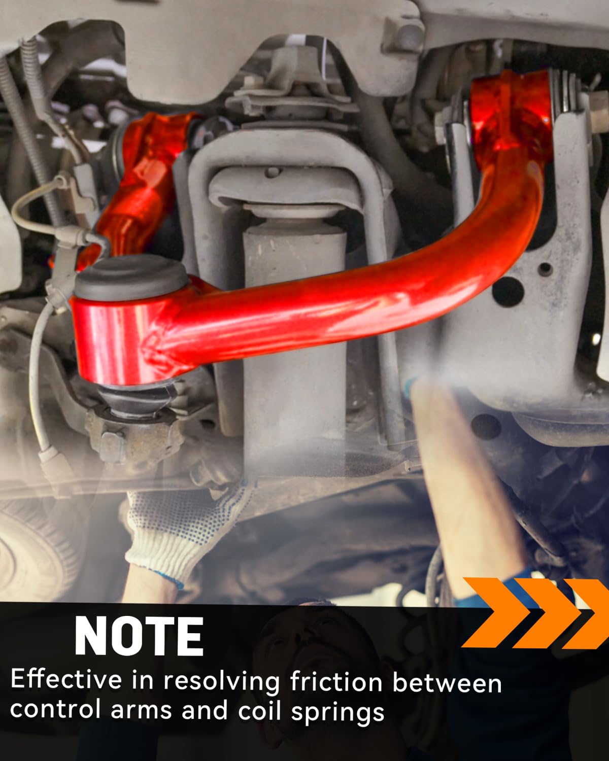 Richeer 2-4" Front Upper Control Arms & 2-4" Lift Suspension Kit Adjustable Control Arm(Ford F150)