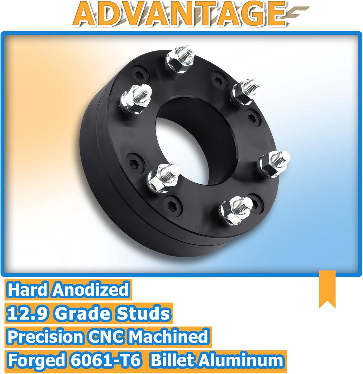 Richeer 5x135mm to 6x5.5" Wheel Adapters 5 To 6 Lug Conversion