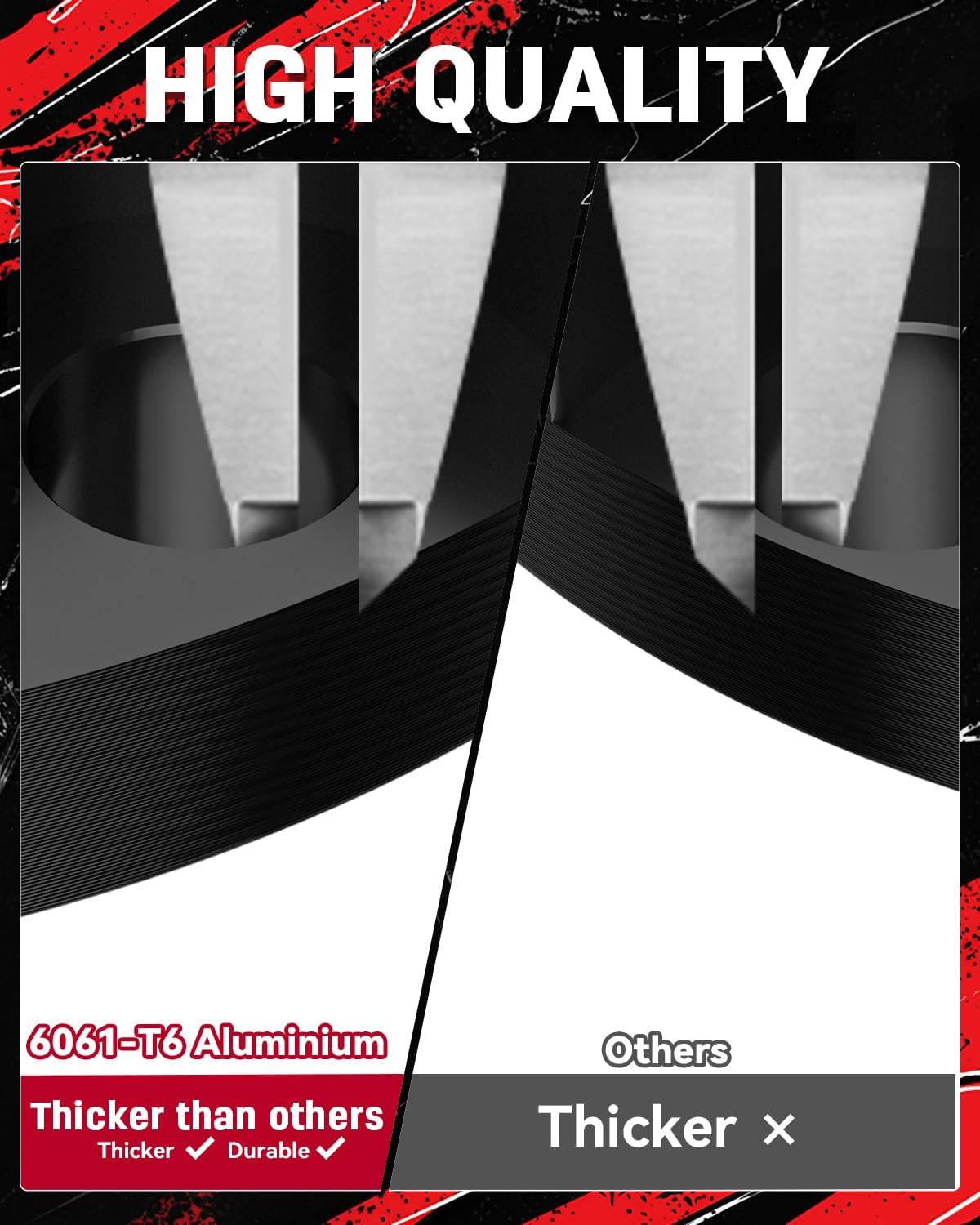 Richeer 2" Front Leveling Kit for Toyota(Tacoma, 4Runner,FJ Cruiser)