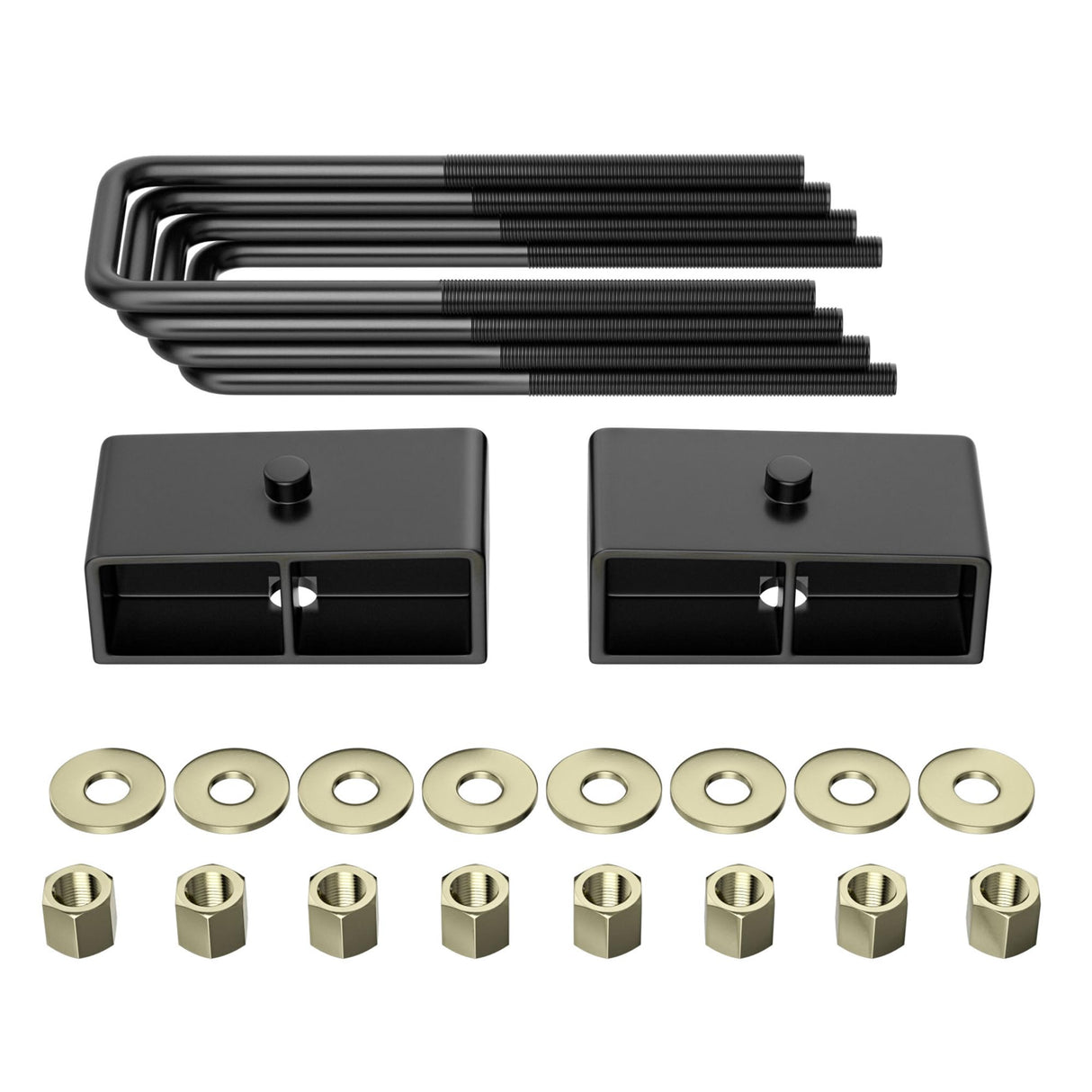 Richeer 6x5.5 Wheel Spacer & 2" Rear Leveling Lift (1999-2025 Silverado,Tahoe,Suburban,Express,Avalanche,Sierra,Yukon,Canyon,Savana,Escalade,GMC)