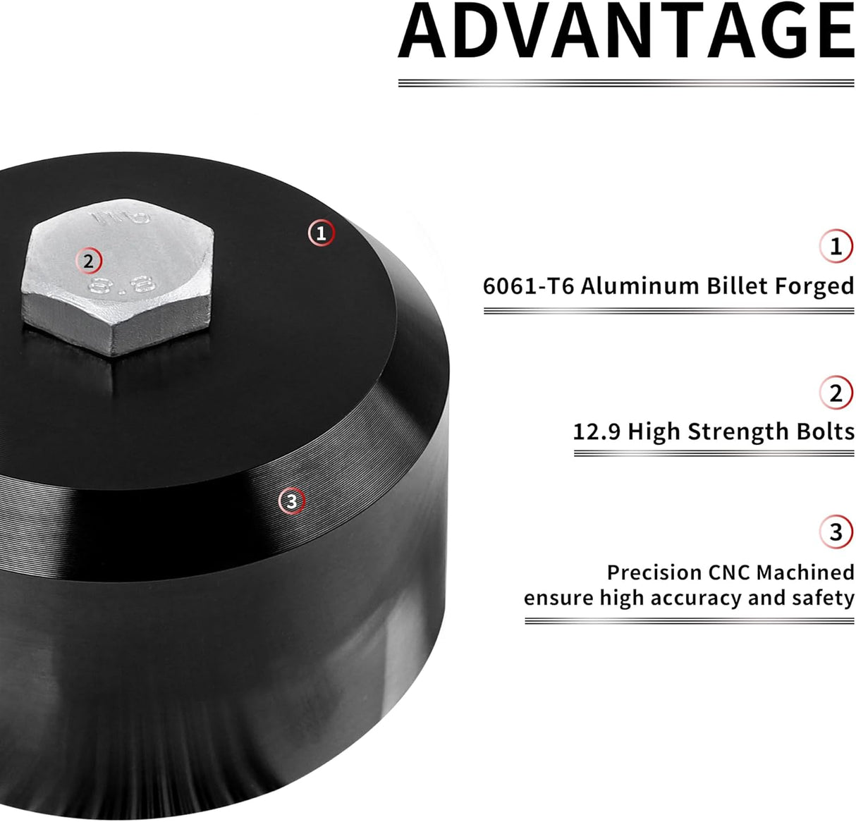Richeer 2" Front Leveling Lift Kit (2005-2023 Ford)