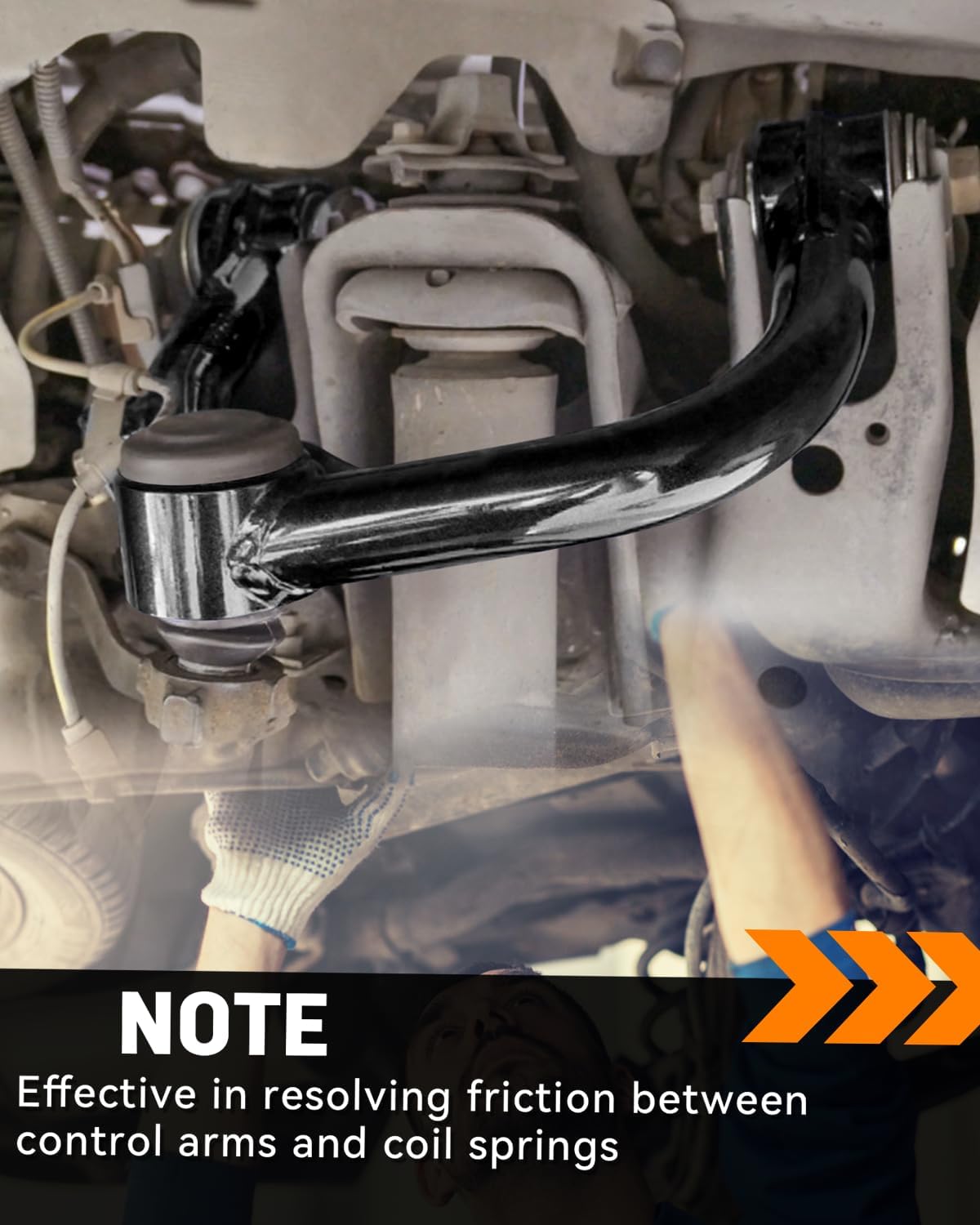 Richeer Front Upper Control Arms for 2-4" Lift Fits Chevy, GMC(07-16 Silverado, Sierra, Tahoe & More)