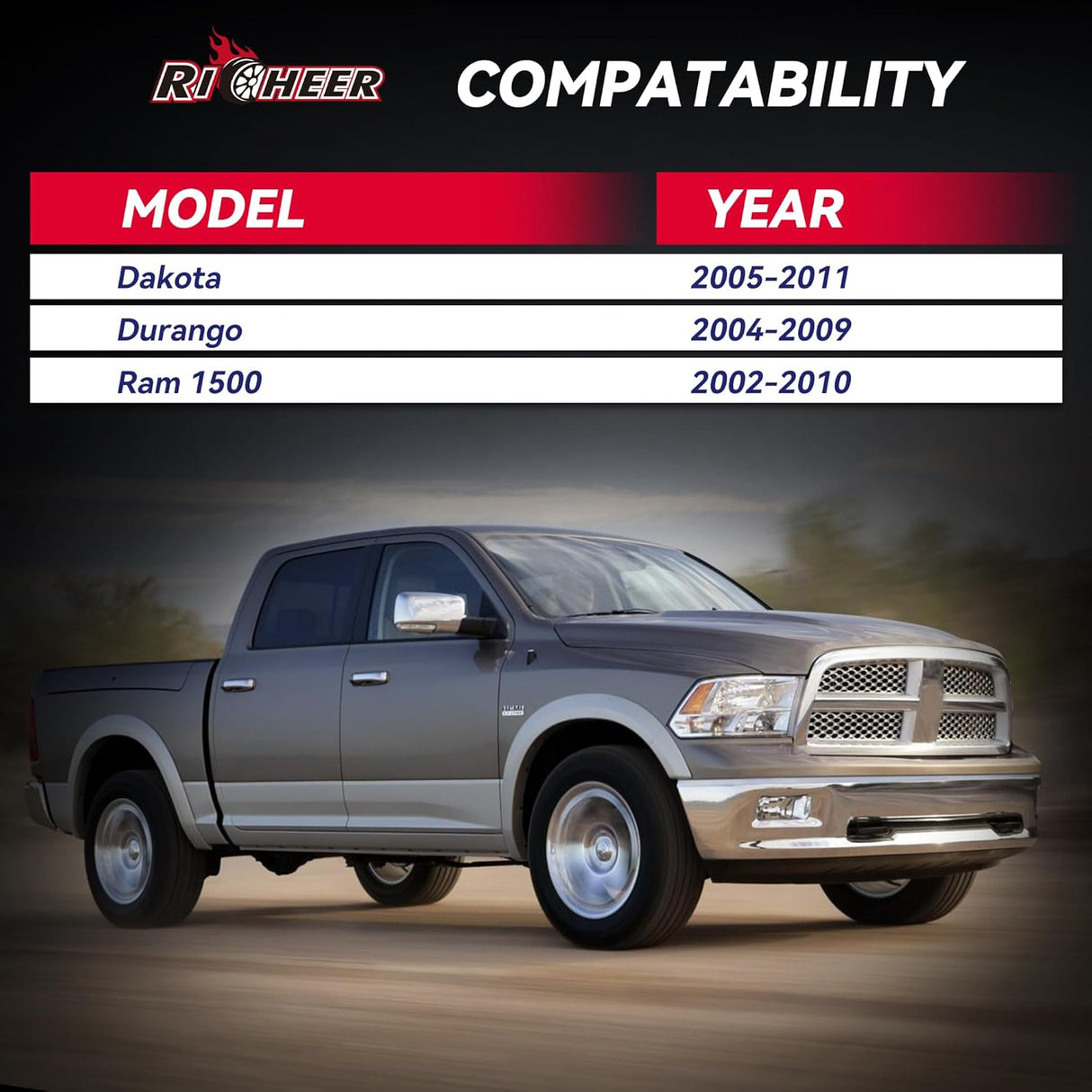 Richeer 5x5.5 4PCS 1.5" Hub Centric 5x139.7mm Forged Wheel Spacers