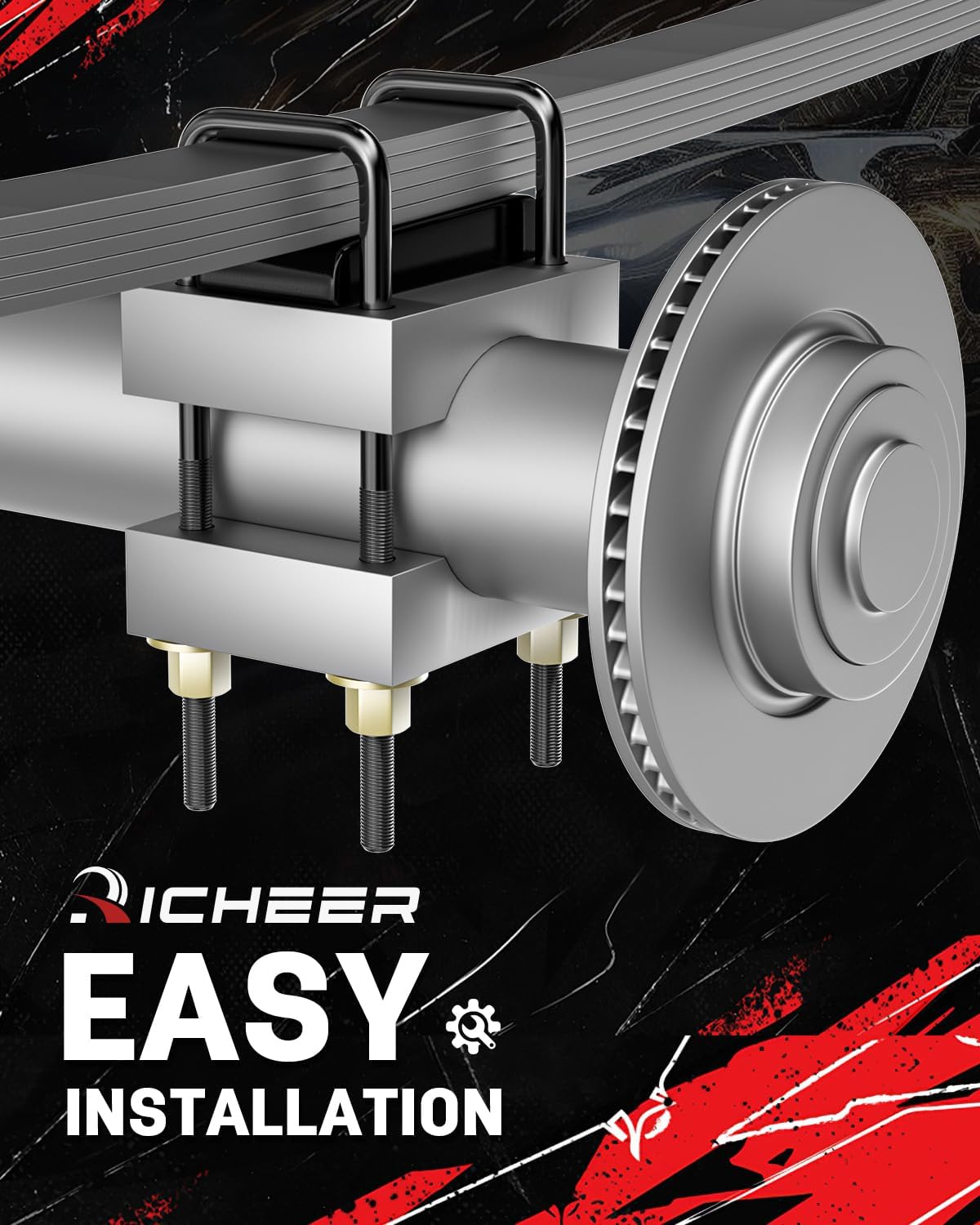 Richeer 1" Rear Leveling Kit for Chevy and GMC(Silverado, Sierra)