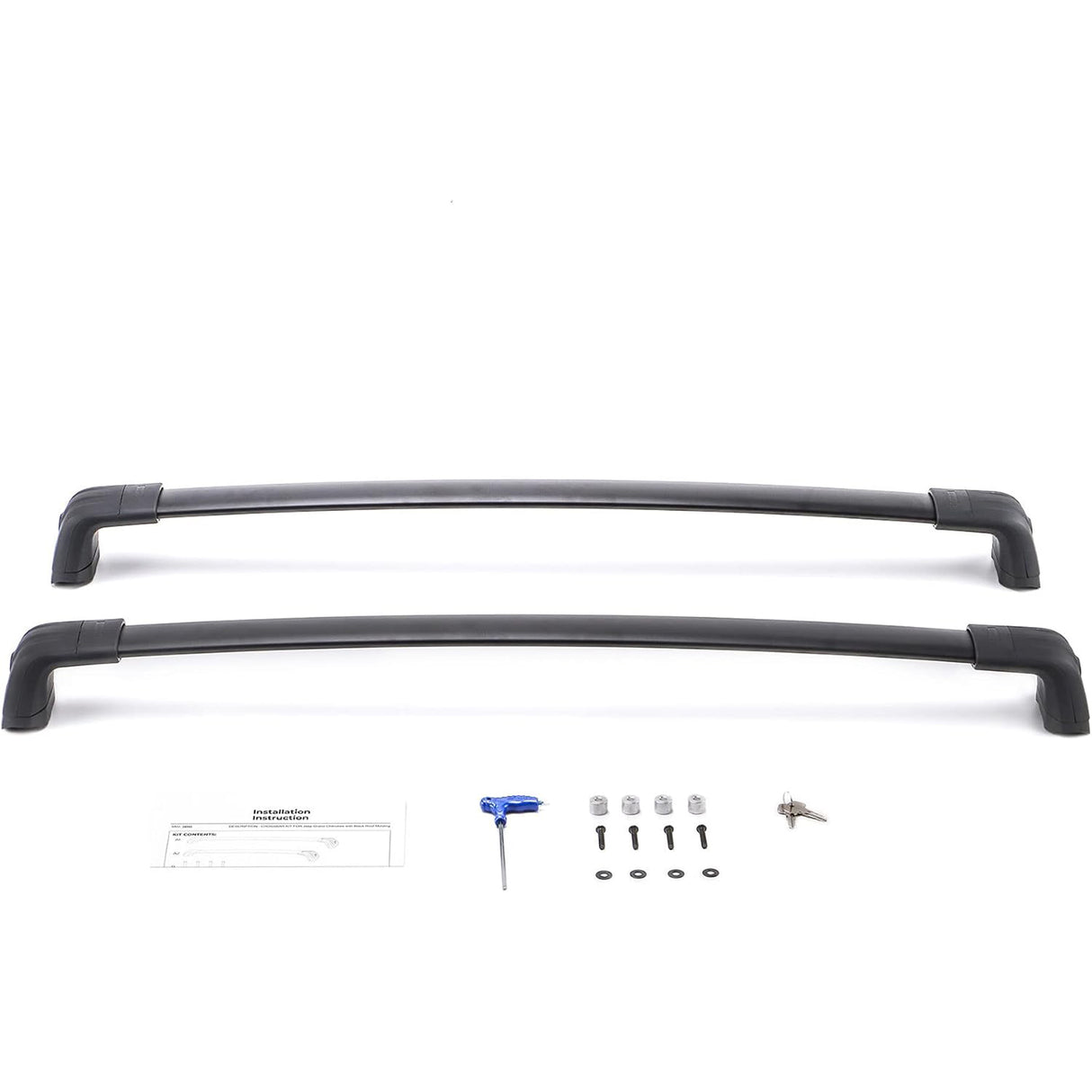 Richeer 300LBS Roof Rack Cross Bars Compatible with Jeep Grand Cherokee Altitude/SRT/Trackhawk 2011-2022, Aluminum Car Cargo Crossbars Rooftop Luggage Kayak Bicycles Canoe Carrier