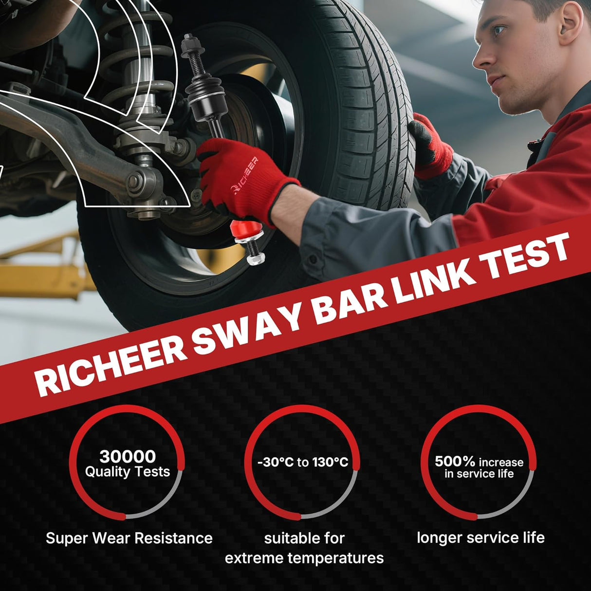 Richeer Front Sway Bar Link (2005-2008 Ford 2006-2008 Linclon)