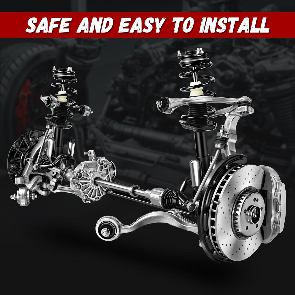 Richeer 172286 Front 2 PCS Strut Assembly Compatible with 2006-2011 Civic