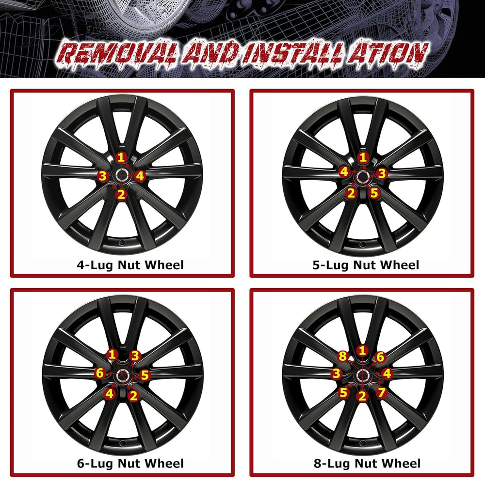 Richeer 20 Pcs 1/2-20 Thread Bulge Acorn 35mm 1.38" Long Lug Nuts Chrome 3/4" 19mm Fits  Hex Fits 64-14 Ford Mustang 59-86 Jeep CJ  87-18 Jeep Wrangler  93-10 Grand Cherokee