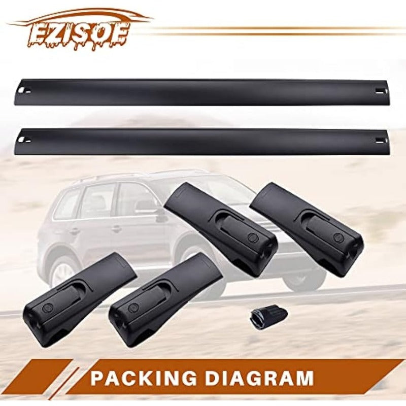 Richeer 220LBS Roof Rack for 2013-2018 RAV4 Aluminum Roof Rack Can Carry Camping Equipment Luggage Kayak Canoe Bike Skis