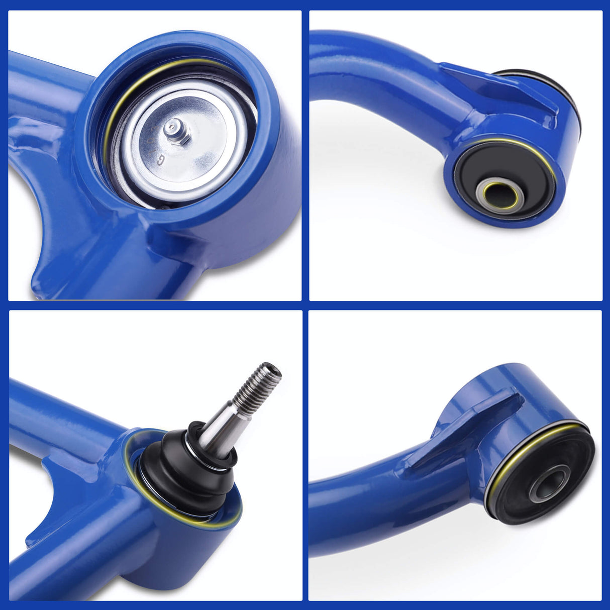 Richeer Lift Front Upper Control Arms for 2-4" Lift Fits Chevy and GMC(11-19 Silverado, Sierra) - Blue