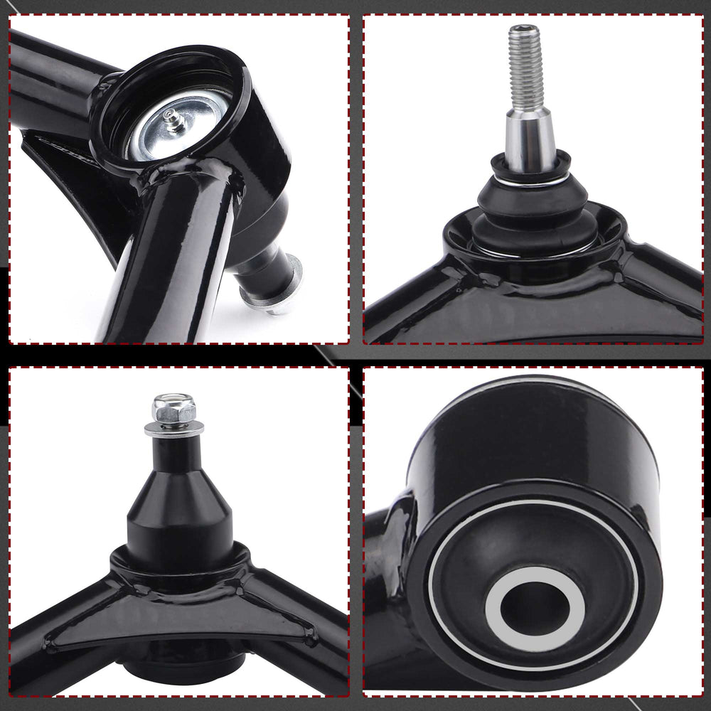 Richeer Lift Front Upper Control Arms for 2-4" Lift Fits Chevy and GMC(11-19 Silverado, Sierra) - Black