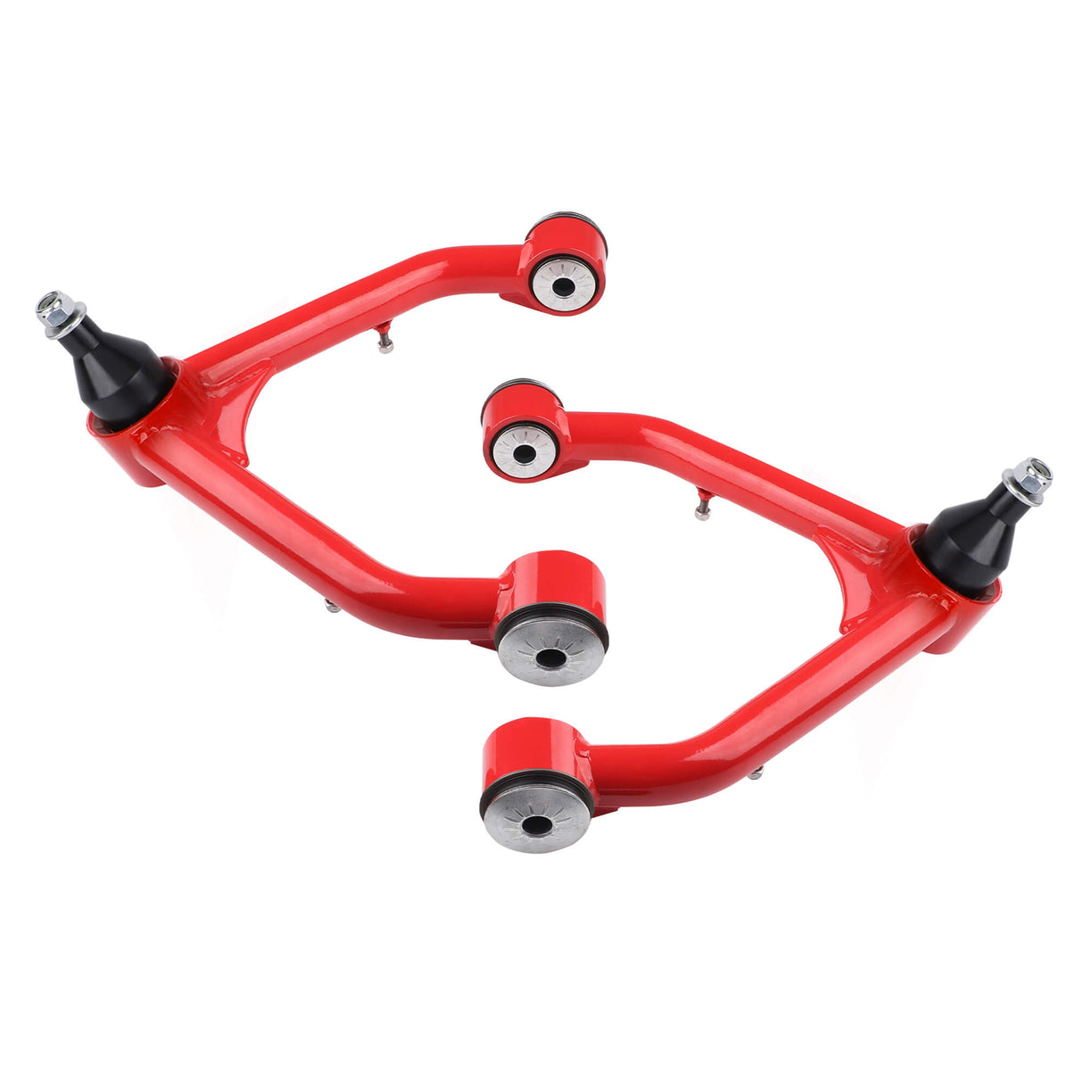 Richeer Front Upper Control Arms for 2-4" Lift Fits Chevy, GMC(99-06 Silverado, Sierra, Escalade & More) - Red