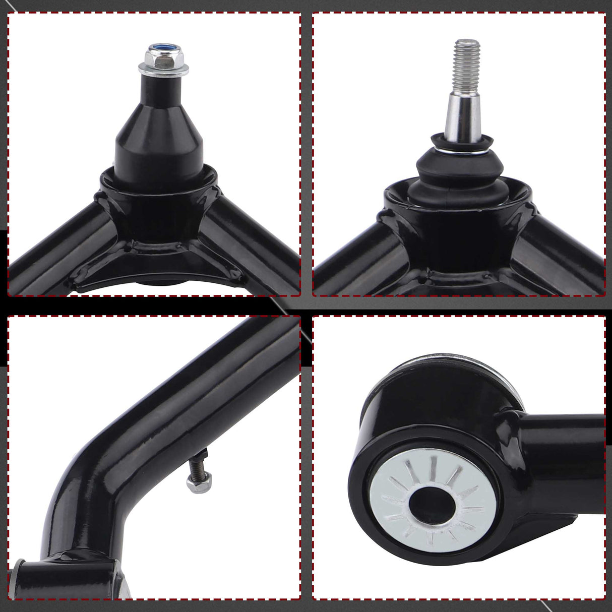 Richeer Front Upper Control Arms for 2-4" Lift Fits Chevy, GMC(99-06 Silverado, Sierra, Escalade & More)