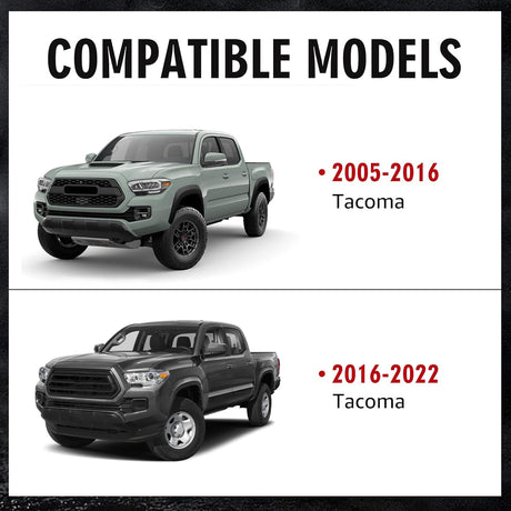 Richeer Front Upper Control Arms for 2-4“ Lift  Fits 2005-2023 Toyota Tacoma(Only Fit 6 Lug Models)- Red