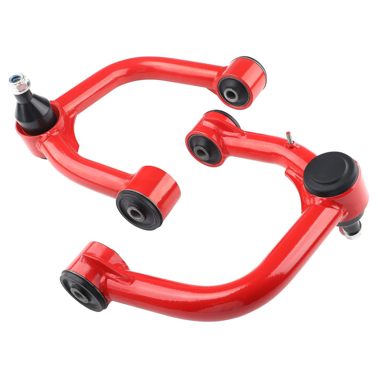 Richeer Front Upper Control Arms for 2-4“ Lift Fits 2005-2023 Toyota Tacoma(Only Fit 6 Lug Models)- Red