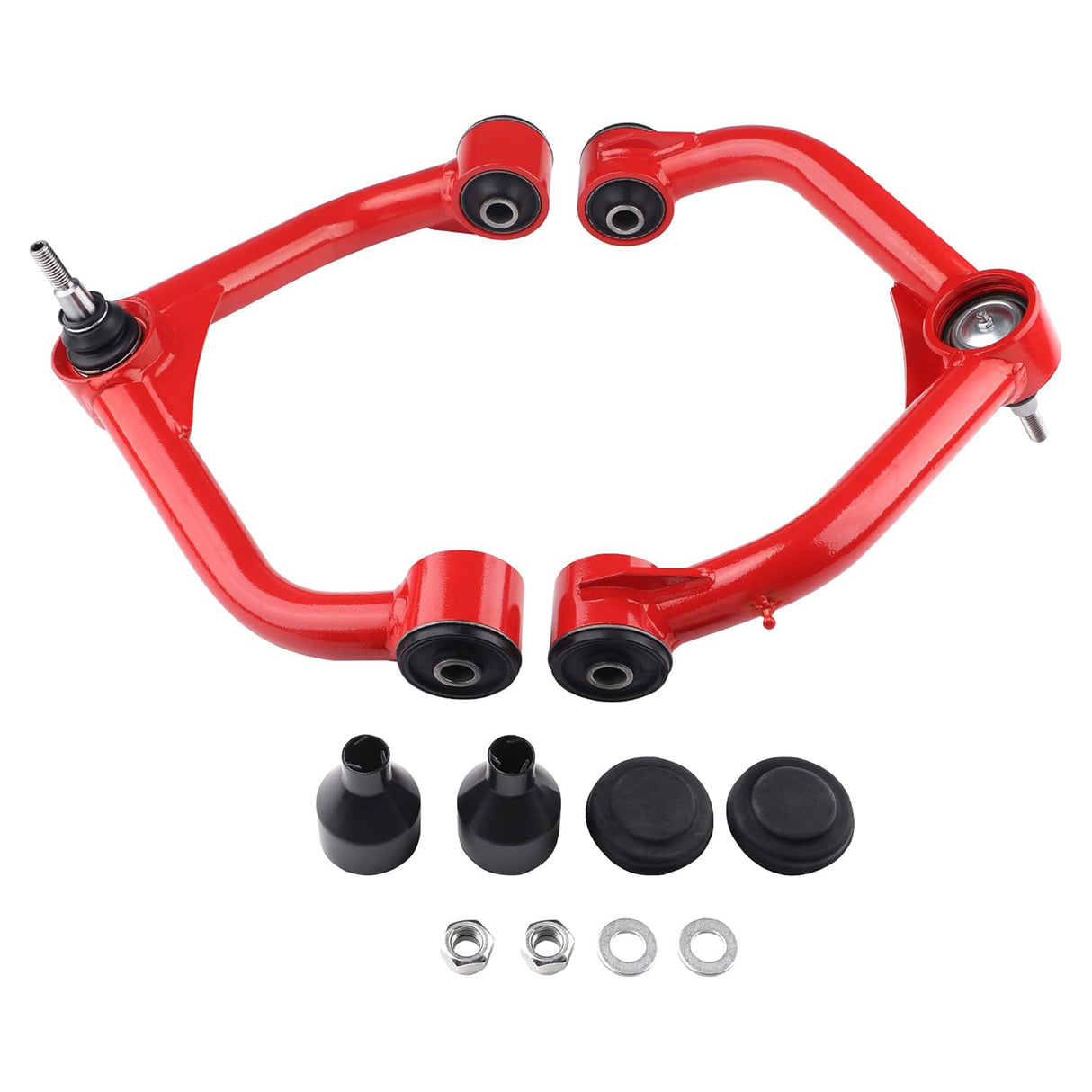 Richeer Front Upper Control Arms for 2-4" Lift Fits 2009-2025 Ram 1500 - Red