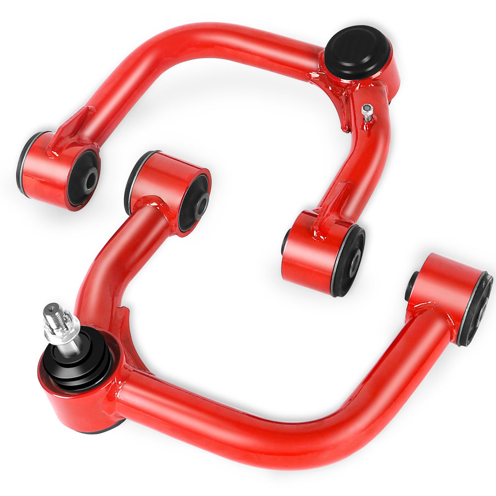 Richeer Front Upper Control Arms for 2-4" Lift Fits 2003-2024 Toyota 4 Runner FJ- Red