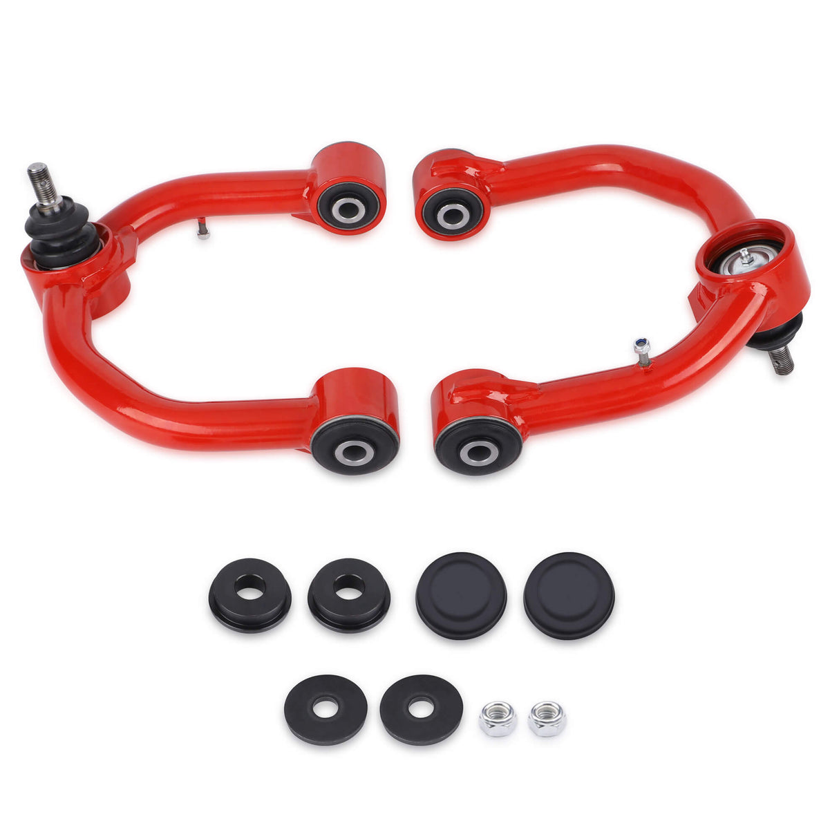 Richeer Front Upper Control Arms for 2-4" Lift Fits The 1st Gen Toyota Tacoma & The 3st Gen Toyota 4Runner- Red