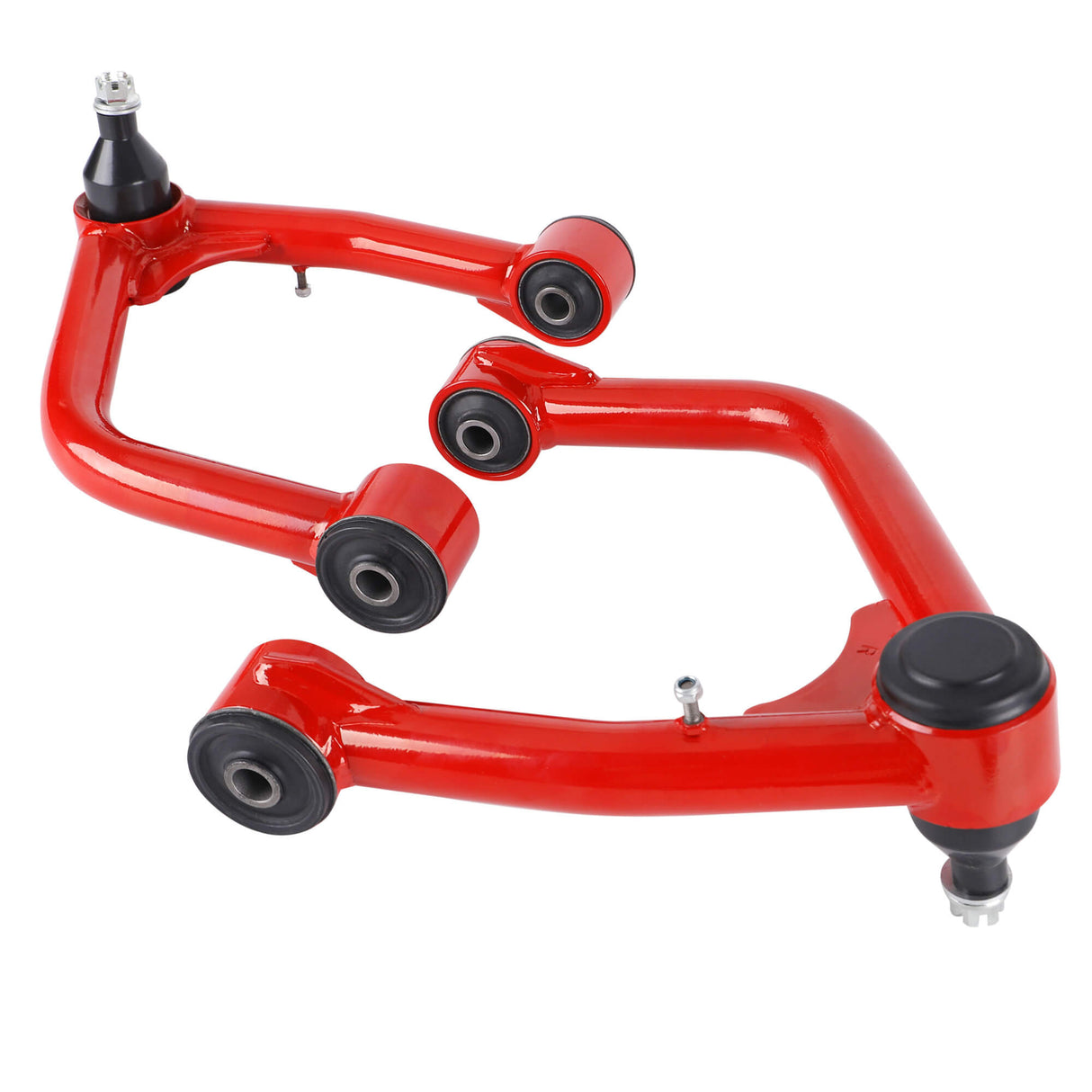 Richeer Front Upper Control Arms for 2-4" Lift Fits 2nd Gen Toyota Tundra(2007-2021) & Sequoia- Red