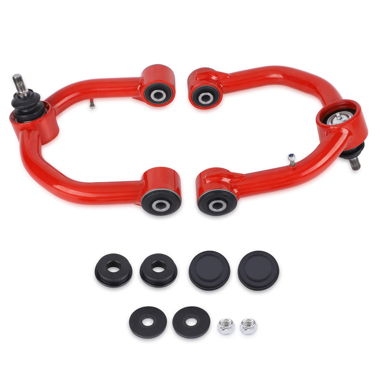 Richeer Front Upper Control Arms for 2-4" Lift Fits 1st Gen Toyota Tundra(2000-2006) , Sequoia - Red
