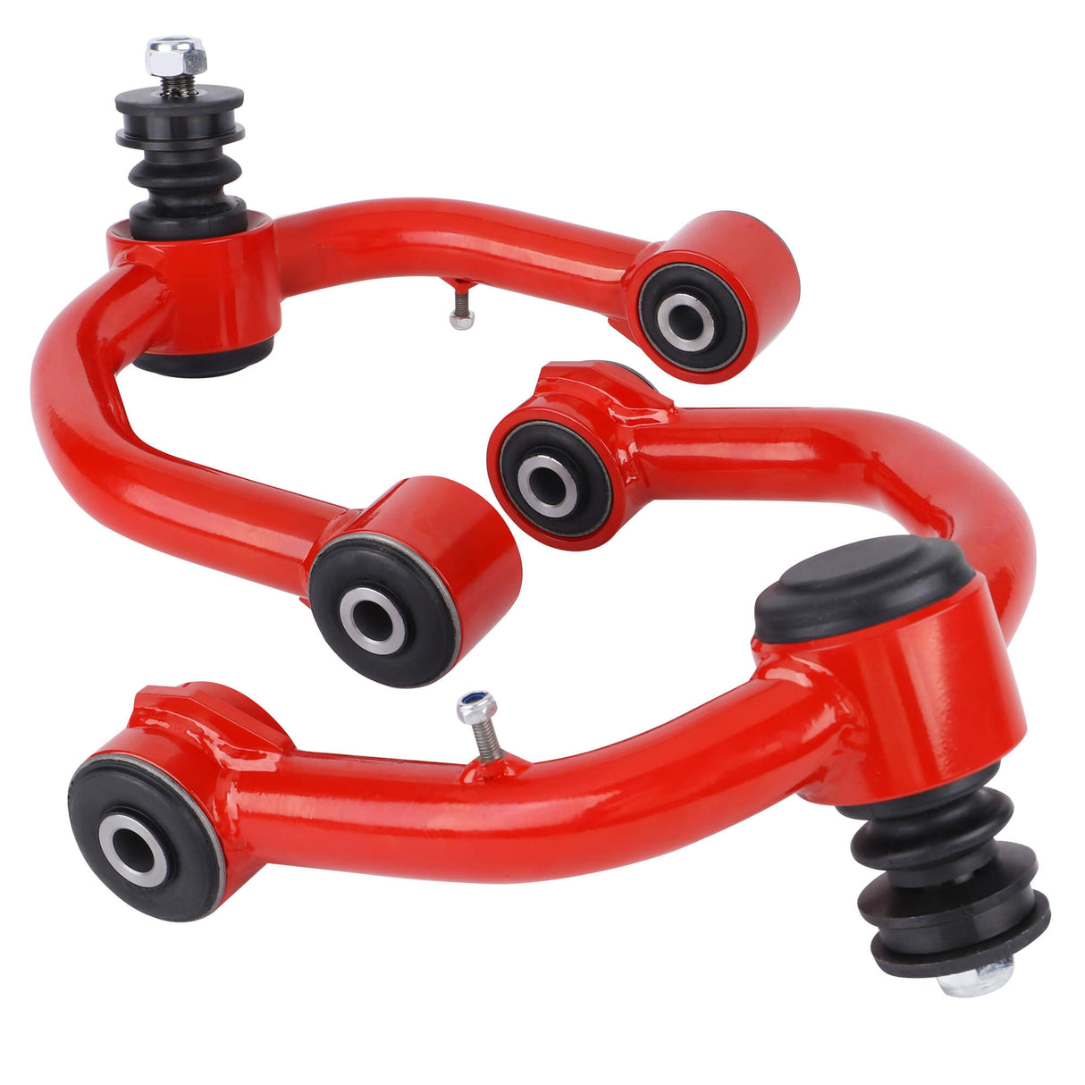 Richeer Front Upper Control Arms for 2-4" Lift Fits 1st Gen Toyota Tundra(2000-2006) , Sequoia - Red