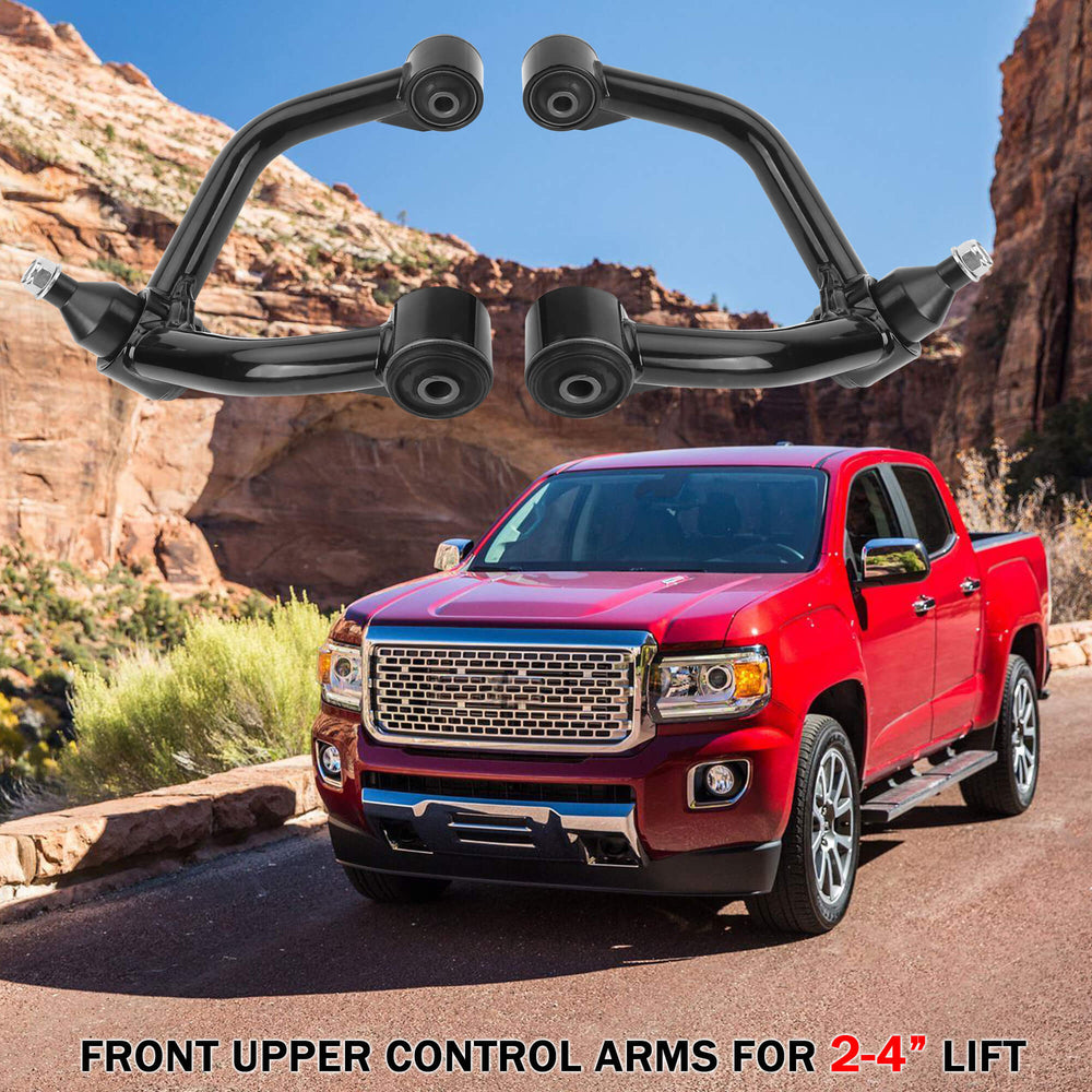 Richeer Front Upper Control Arms for  2-4" Lift Fits 2015-2022 Chevrolet Colorado 2nd Gen (RG) & 2015-2022 GMC Canyon 2nd Gen (GMT31XX)