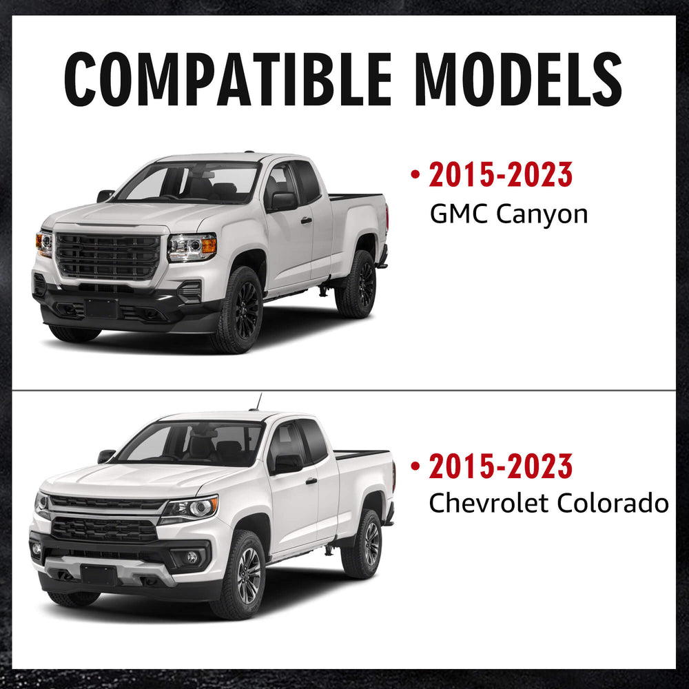 Richeer Front Upper Control Arms for  2-4" Lift Fits 2015-2022 Chevrolet Colorado 2nd Gen (RG) & 2015-2022 GMC Canyon 2nd Gen (GMT31XX)