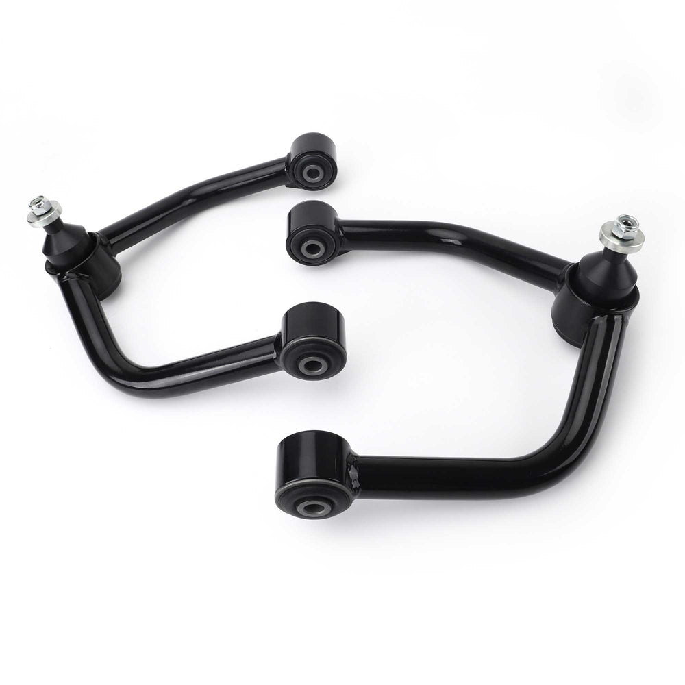 Richeer Front Upper Control Arms for 2-4" Lift Fits Nissan Titan(2004-2024) & Armada - Black