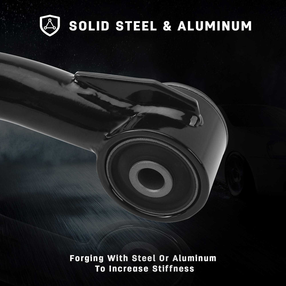 Richeer Front Upper Control Arms for 2-3" Lift Fits Nissan Frontier(2005-2021), Pathfinder, Xterra- Black