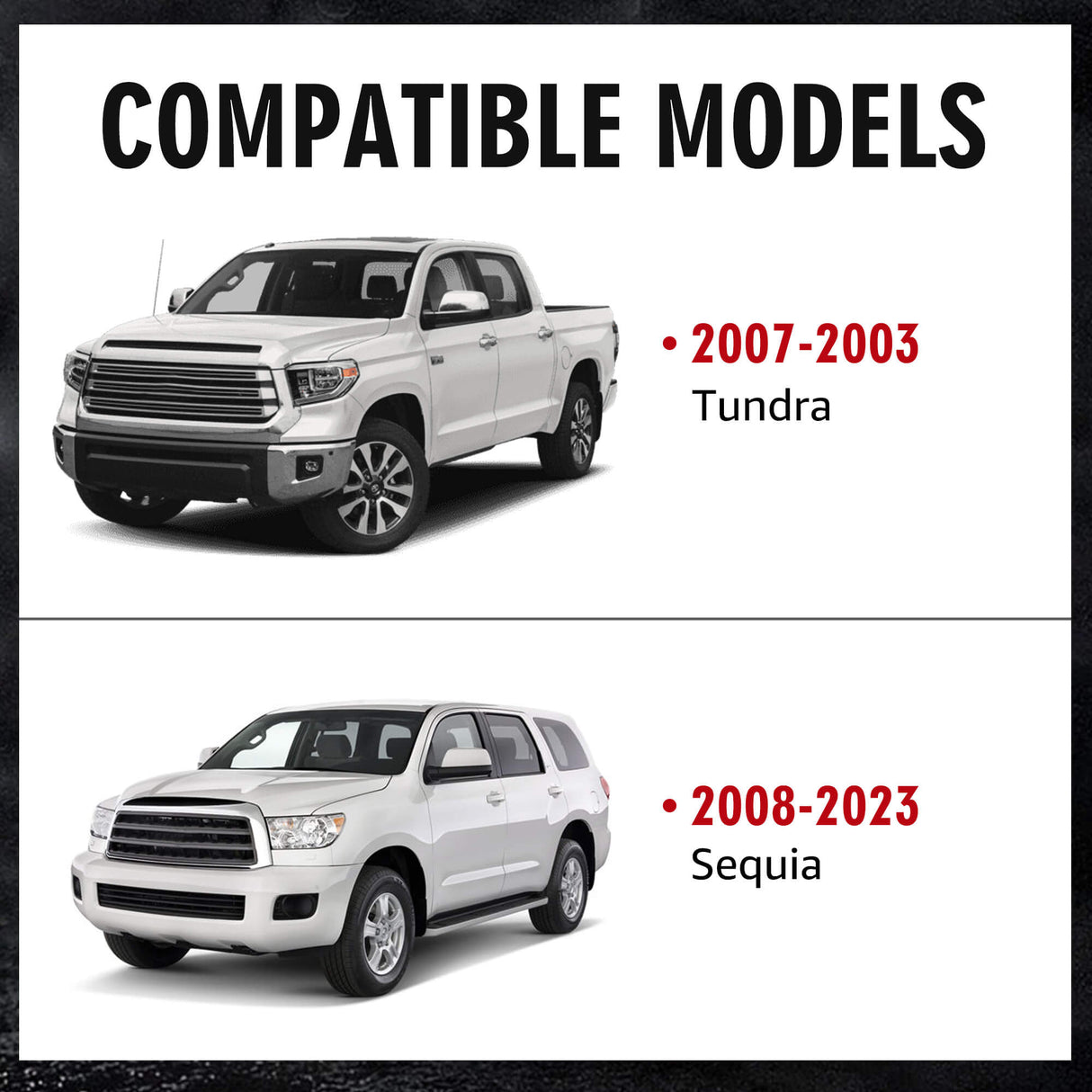 Richeer Front Upper Control Arms for 2-4" Lift Fits 2nd Gen Toyota Tundra(2007-2021) & Sequoia- Blue