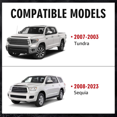 Richeer Front Upper Control Arms for 2-4" Lift Fits 2nd Gen Toyota Tundra(2007-2021) & Sequoia- Blue