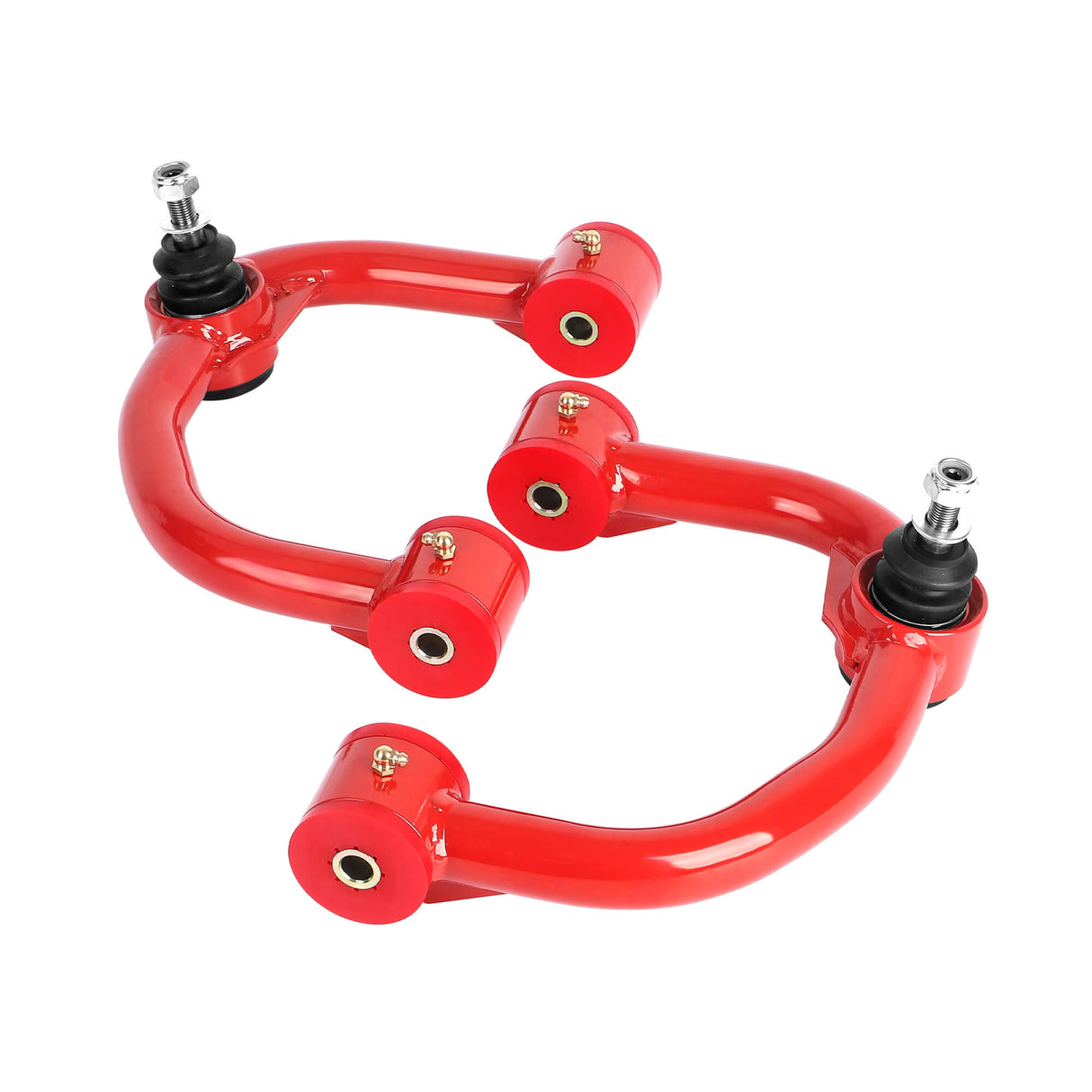 Richeer Front Upper Control Arms for 2-4" Litf Fits Ford & Lincoln(04-24 F150, Navigator & More) -Upgraded(PU WELDING)- Red