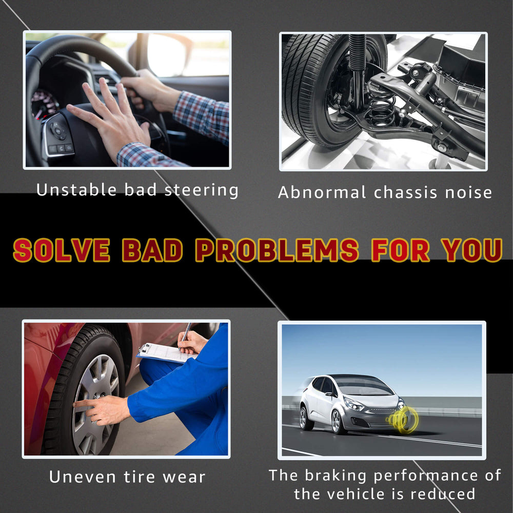 Richeer Front Upper Control Arms for 2-4“ Lift  Fits 2005-2023 Toyota Tacoma 2nd Gen & 3nd Gen(Only Fit 6 Lug Models)-PU WELDING