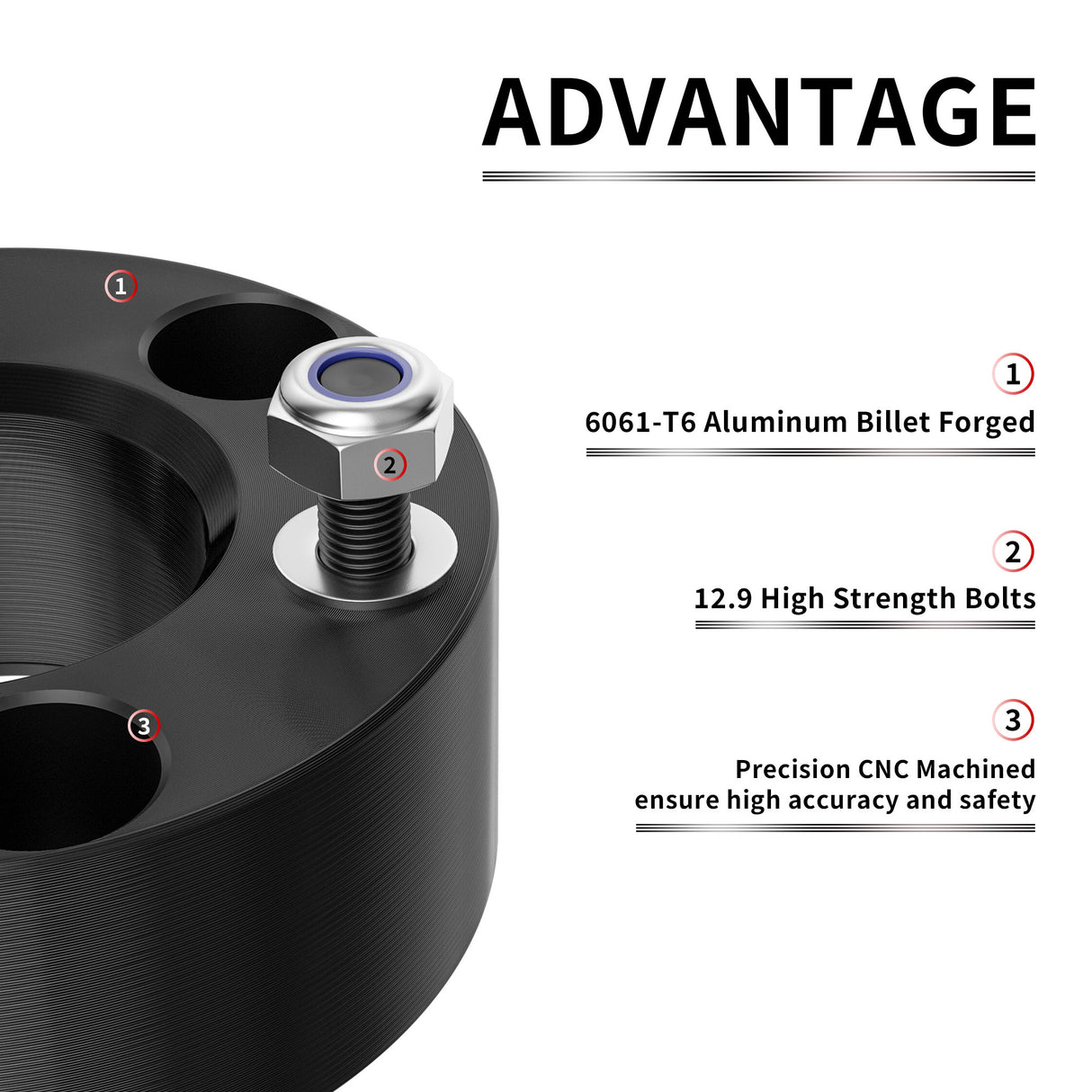 Richeer 3" Leveling Lift Kit for 2006-2026 Ram 2005-2011 Dakot